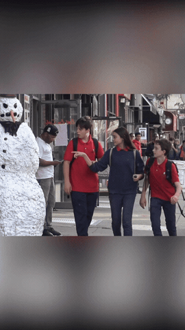 Freaky The Scary Snowman GIF