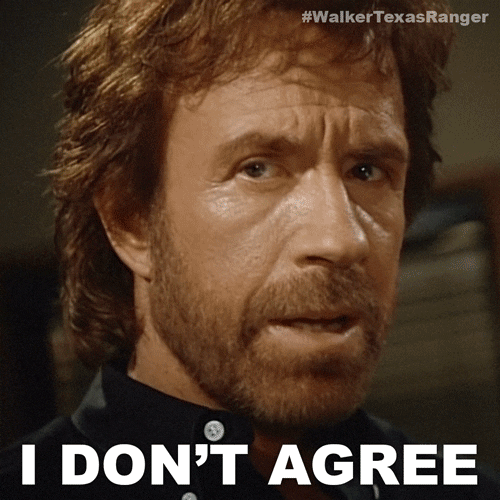 I Disagree Chuck Norris GIF by Sony Pictures Television