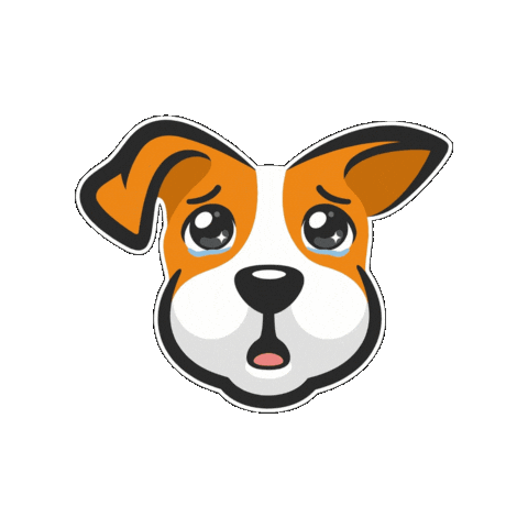 Emoji Puppy Eyes Sticker by Lero Lero
