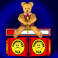 Teddy Bear Corrupted File GIF
