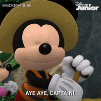Saluting Mickey Mouse GIF by DisneyJunior