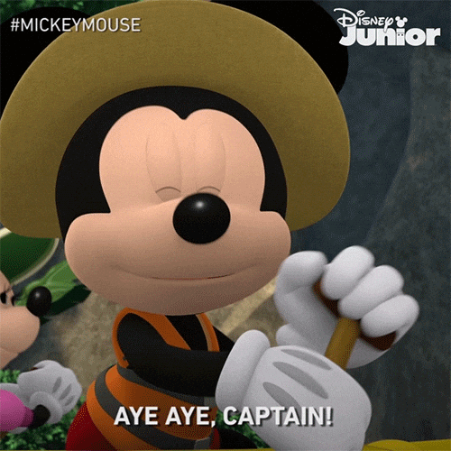 Saluting Mickey Mouse GIF by Disney Jr.
