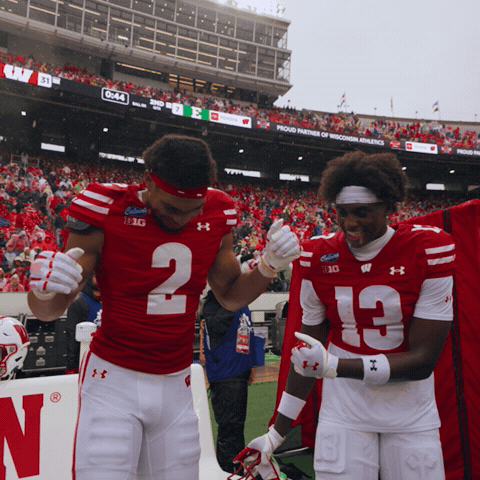 College Football Dancing GIF by Wisconsin Badgers