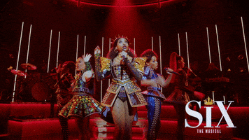 Queen Crown GIF by SIX on Broadway