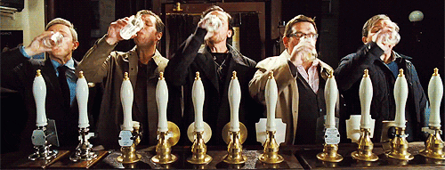the worlds end drinking GIF