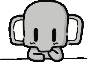 Look Thinking Sticker by XiangZai