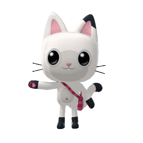 Cat Hello Sticker by DreamWorks Animation