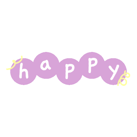 Happy Sticker
