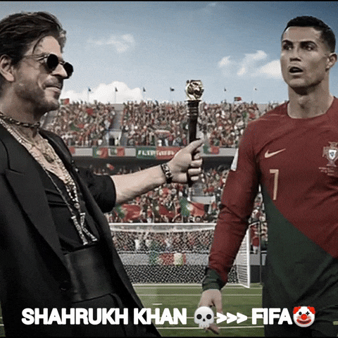 King Khan Football GIF
