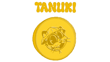 Coin Tanuki Sticker