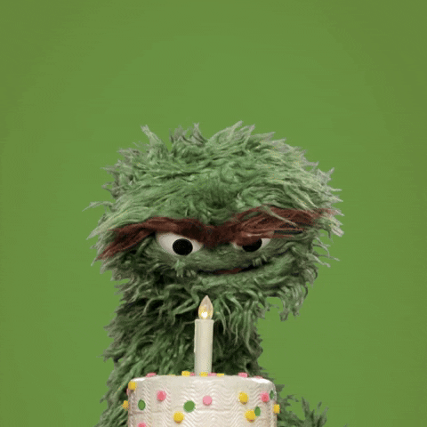 Happy Birthday What GIF by Sesame Street
