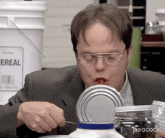 Season 7 Eating GIF by The Office