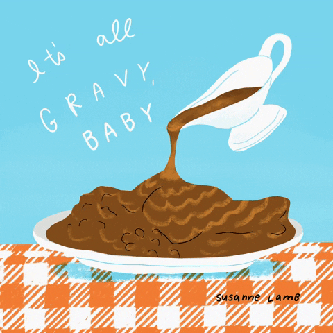 All Good Thanksgiving GIF by Susanne Lamb