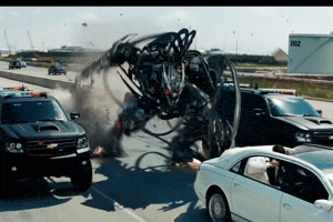Decepticon Police Car Transformation Transformers GIF