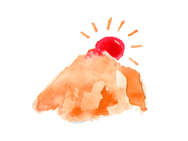 Sun Cherry Sticker