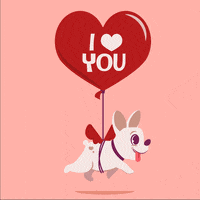 Valentines Day Dog GIF by Bare Tree Media