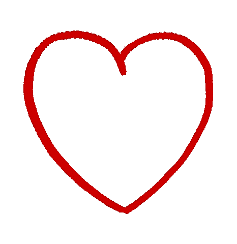 Red Heart Sticker by Foxblood