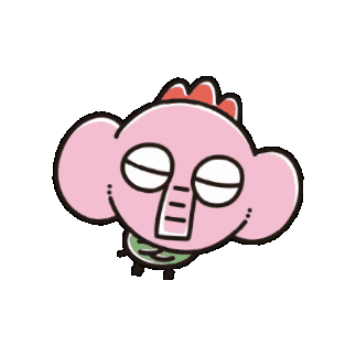 ピンク 考える Sticker by PHADS