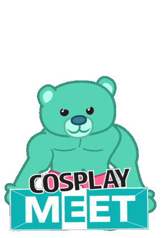 Bear Hulk Sticker by Cosplay Meet NL