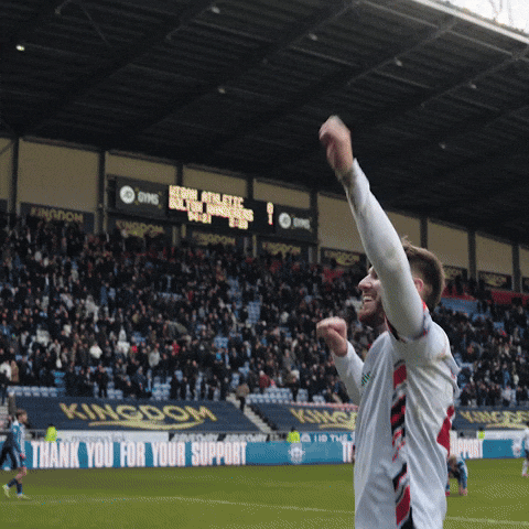 Celebrations Football Fans GIF by Bolton Wanderers FC