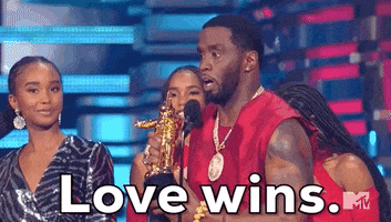 Diddy Love Wins GIF by 2023 MTV Video Music Awards