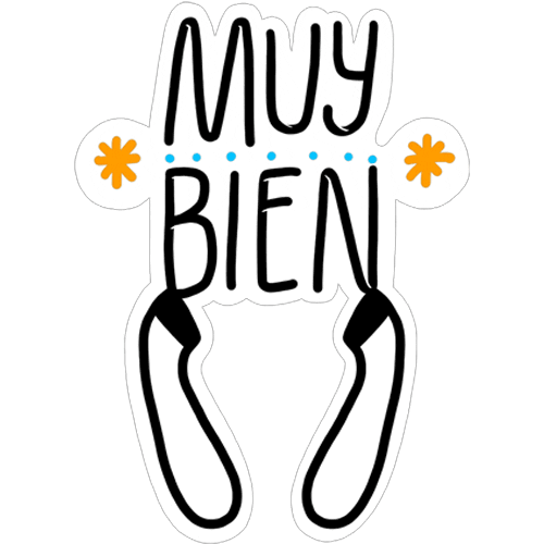 Hey Hola Spanish Sticker