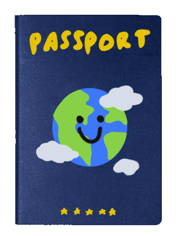 Travel Flying Sticker