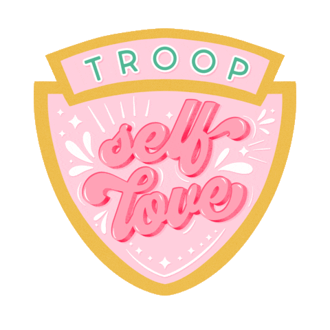 Troopselflove Sticker by BlogSavvy