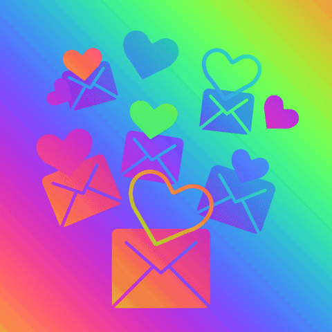 wiko_glitch love valentine valentines letter GIF