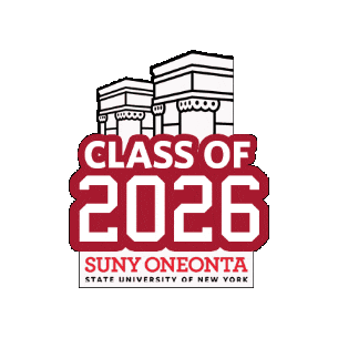 Red Dragons Grad Sticker by SUNY Oneonta