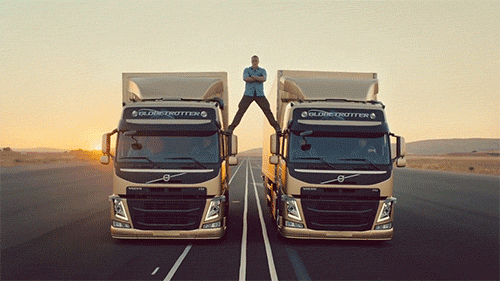 Jean Claude Van Damme Volvo Ad GIF - Find & Share on GIPHY