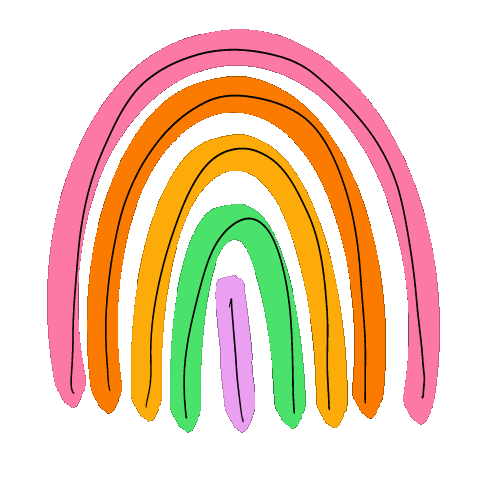 Rainbow Colores Sticker