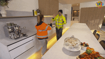 High Five Channel 9 GIF by The Block