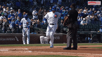 Ian Happ Cubs GIF by Marquee Sports Network