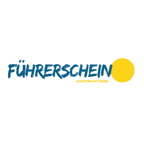 Führerschein Sticker by Fahrschule Wittmann