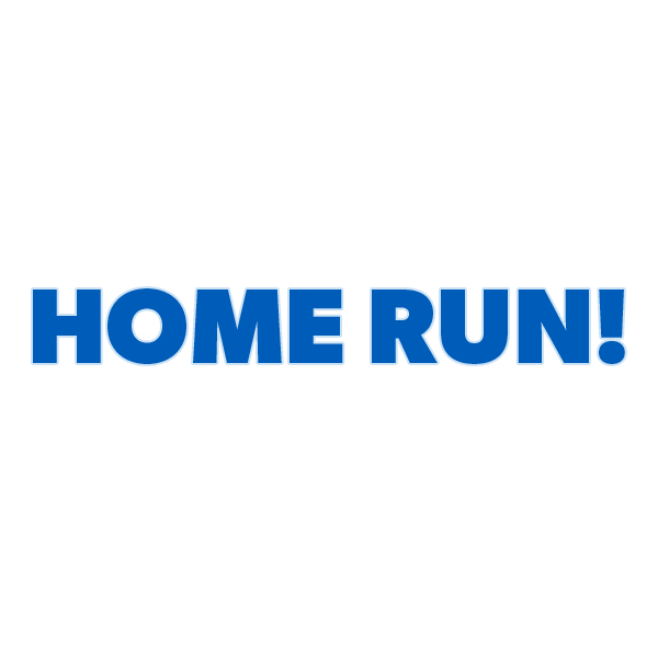 Home Run Baseball Sticker by HomeTown Ticketing for iOS & Android GIPHY