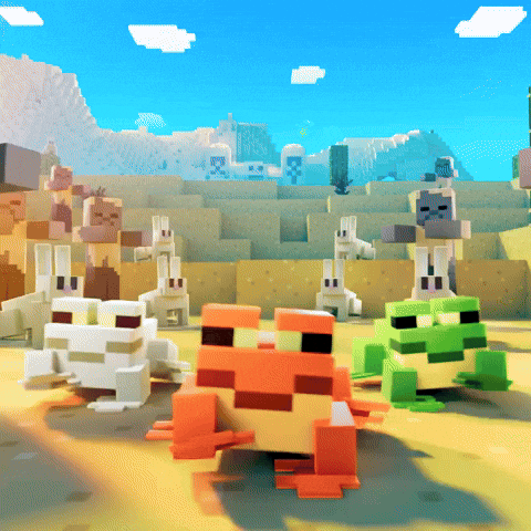 Good Morning Party GIF by Minecraft
