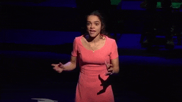 off broadway pink dress GIF by The Public Theater