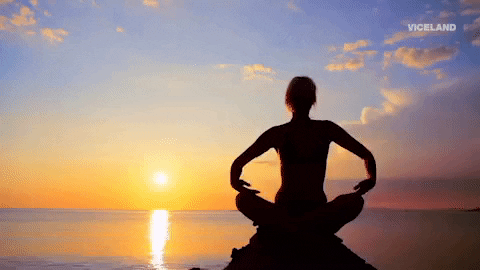 Chill yoga gif by most expensivest - find & share on giphy