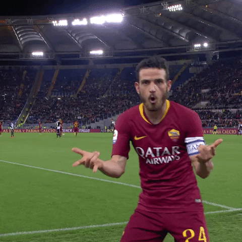 spider-man celebration GIF by AS Roma