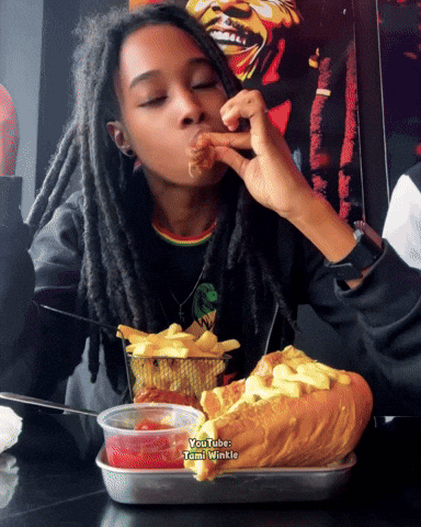 Chicken Wings Eating GIF