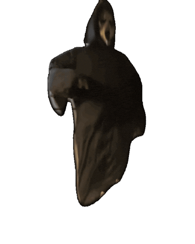 Halloween Scream Sticker