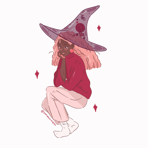Character Witch GIF by saturnzingers