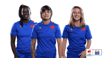 France Rugby Celebration Sticker by GMF