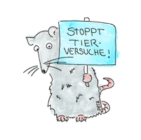 Sign Mouse Sticker by PETA Deutschland e.V.