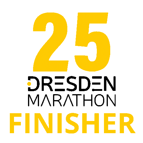 Anniversary Marathon Sticker by DRESDEN-MARATHON