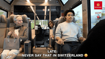 Be Late Trevor Noah GIF by Switzerland Tourism