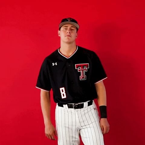 Texas Tech Kurt Wilson GIF by Texas Tech Baseball