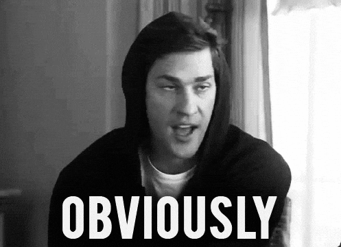 Image result for obviously gif