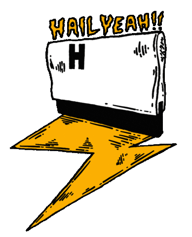 Hail Sticker